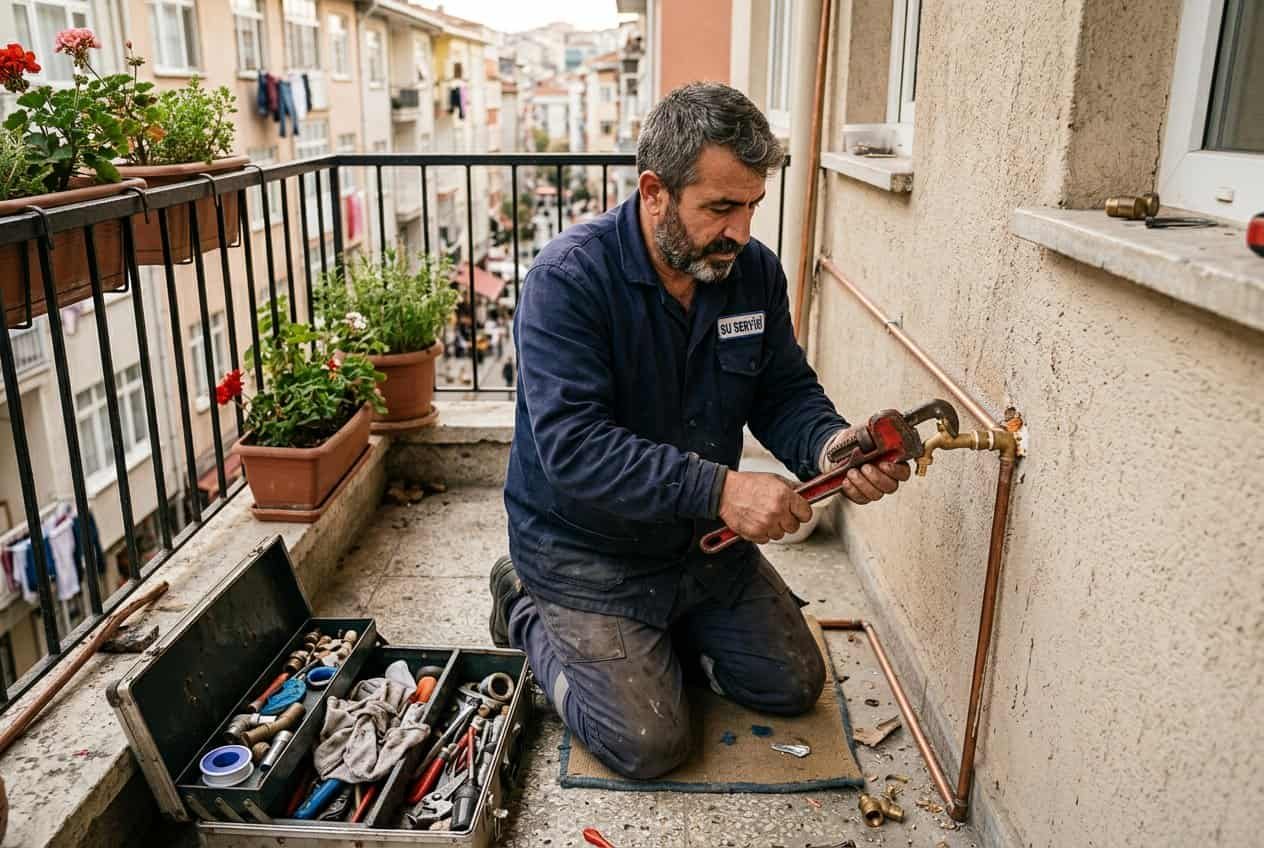Su tesisatı hizmet görseli