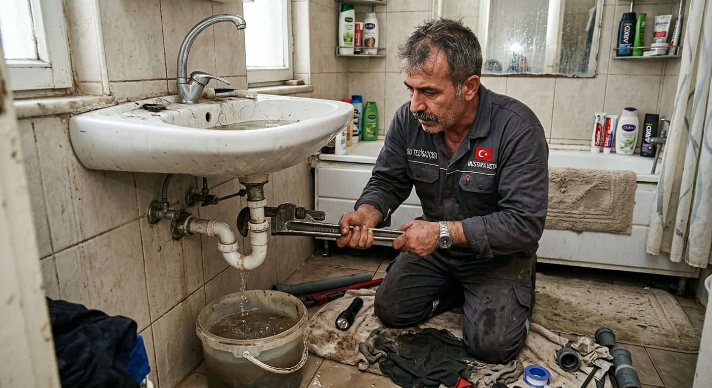 Lavabo Tıkanıklığı Açma Bursa tesisat hizmeti